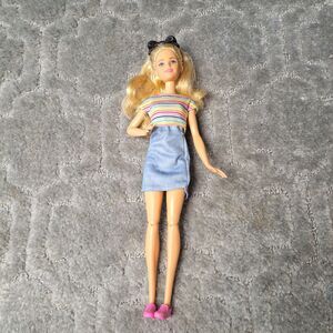 MATTEL BARBIE FASHION DOLL 2015 PLAY AND WASH PETS DOLL ONLY WITH CLOTHES BLONDE